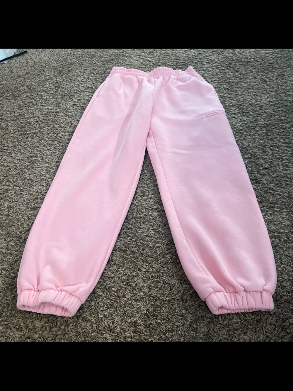 Comfrt sweatpants, baby pink women’s size large